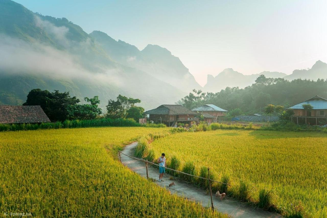 Muong Tra Stream Homestay Lang Cac Bagian luar foto